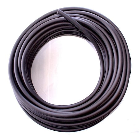 Santopseal Rubber CHEMICAL RESISTANT SANTOPRENE BLACK RUBBER TUBING, 1/8in ID X 5/16in OD, 50 ft SB18516332